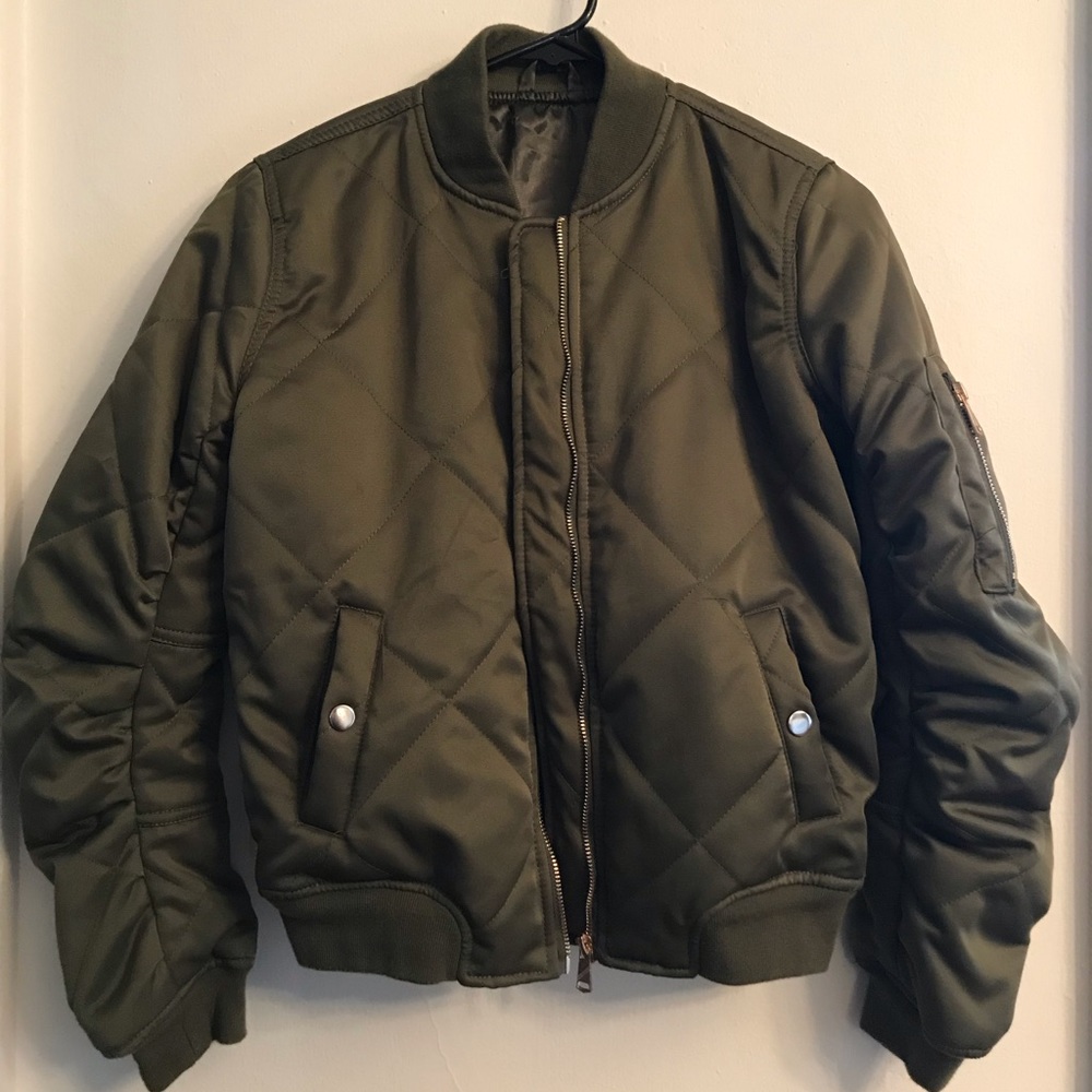 Forever 21 bomber jacket.